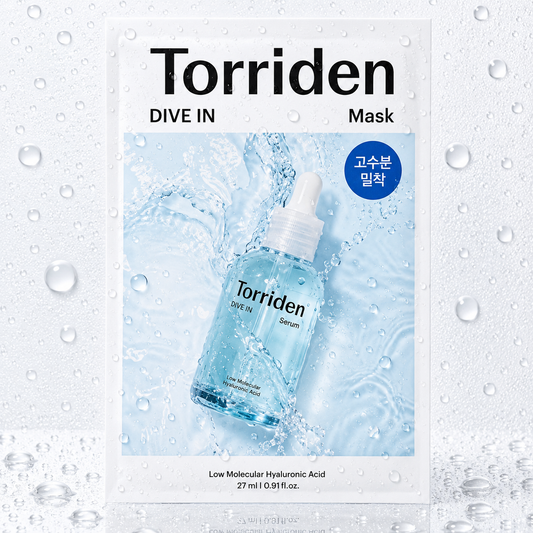 Torriden - DIVE IN Low Molecular Hyaluronic Acid Mask Sheet 10ea