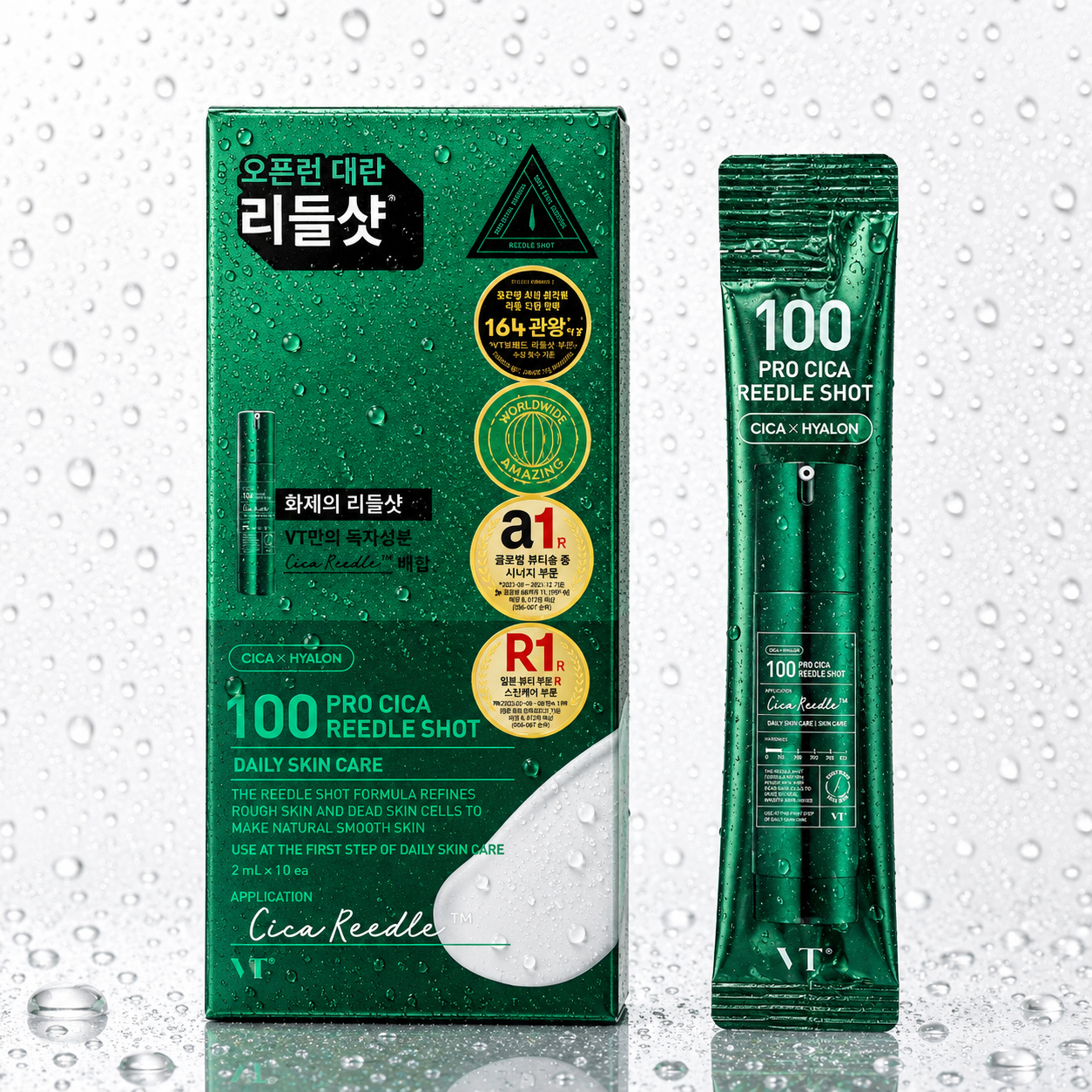 VT Cosmetics - 100 PRO CICA Reedle shot 10ea