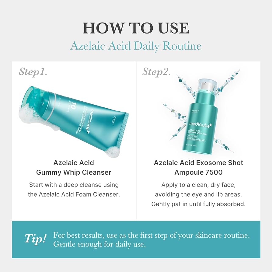 medicube - Exosome Shot Azelaic Acid 7,500 PPM Spicule Facial Serum 30ml