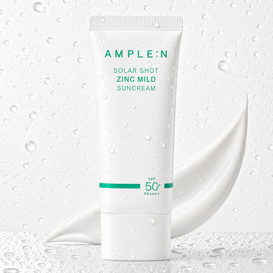 AMPLE:N - Solar Shot Zinc Mild Suncream 40ml SPF 50+ PA++++