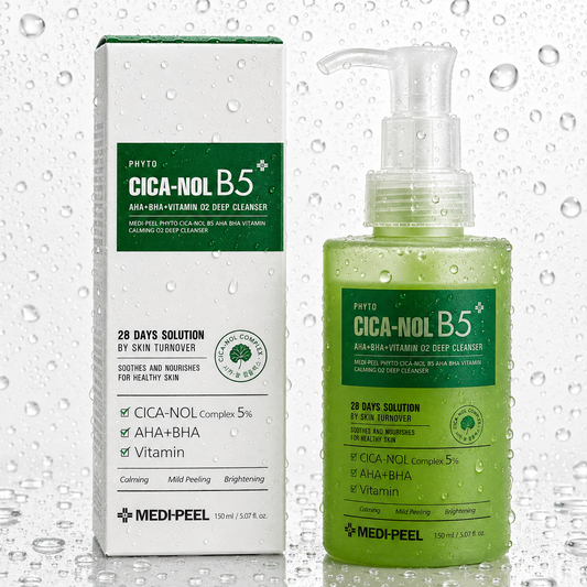 MEDIPEEL - PHYTO CICA-NOL B5 AHA BHA Vitamin Calming O2 Deep Cleanser 150ml
