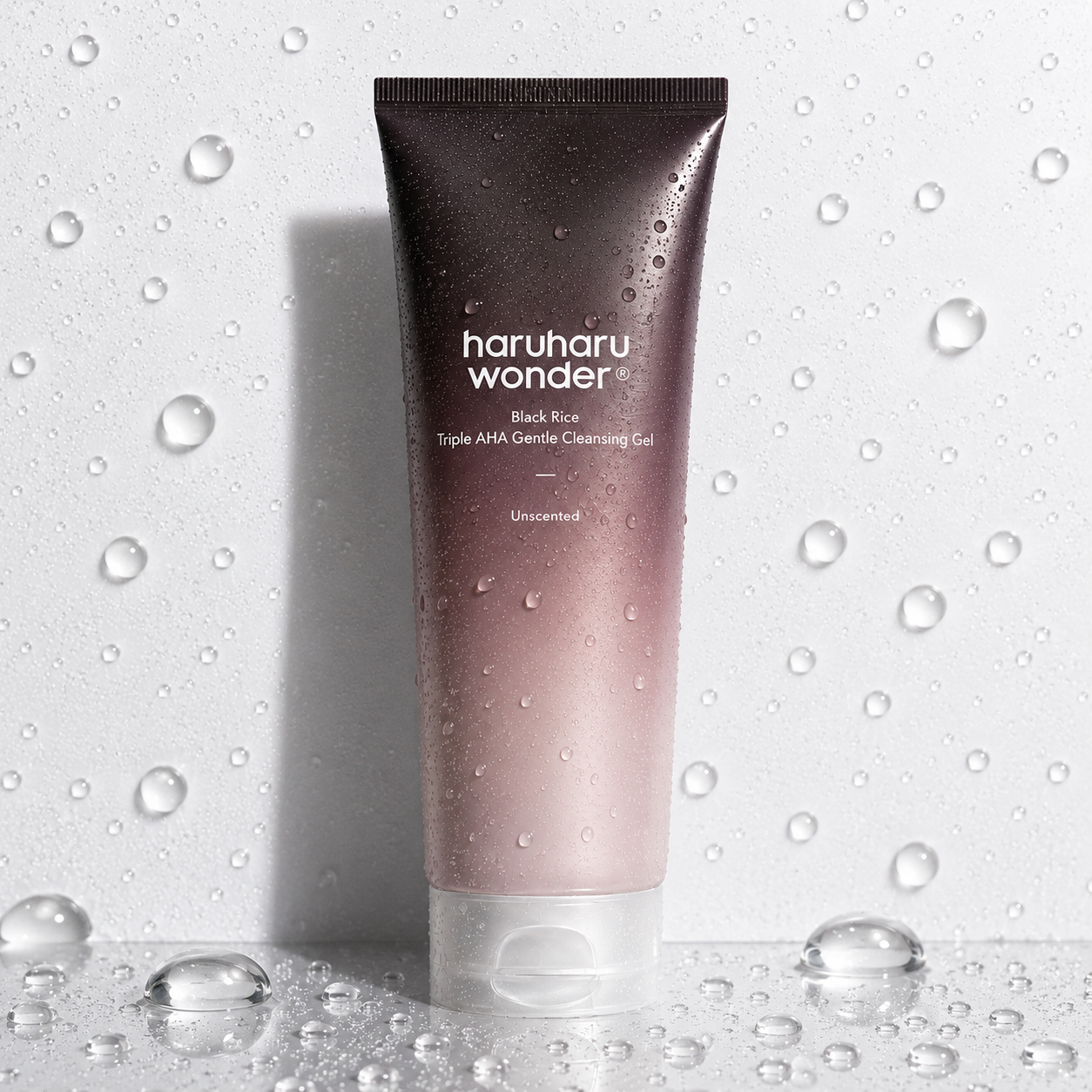 haruharu wonder - Black Rice Triple AHA Gentle Cleansing Gel Unscented 100ml