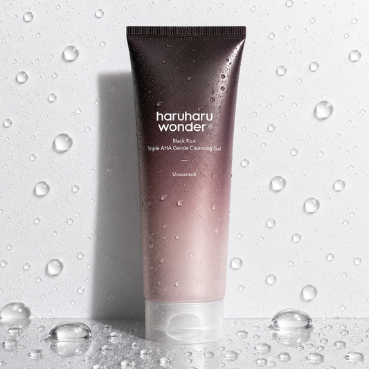 haruharu wonder - Black Rice Triple AHA Gentle Cleansing Gel Unscented 100ml