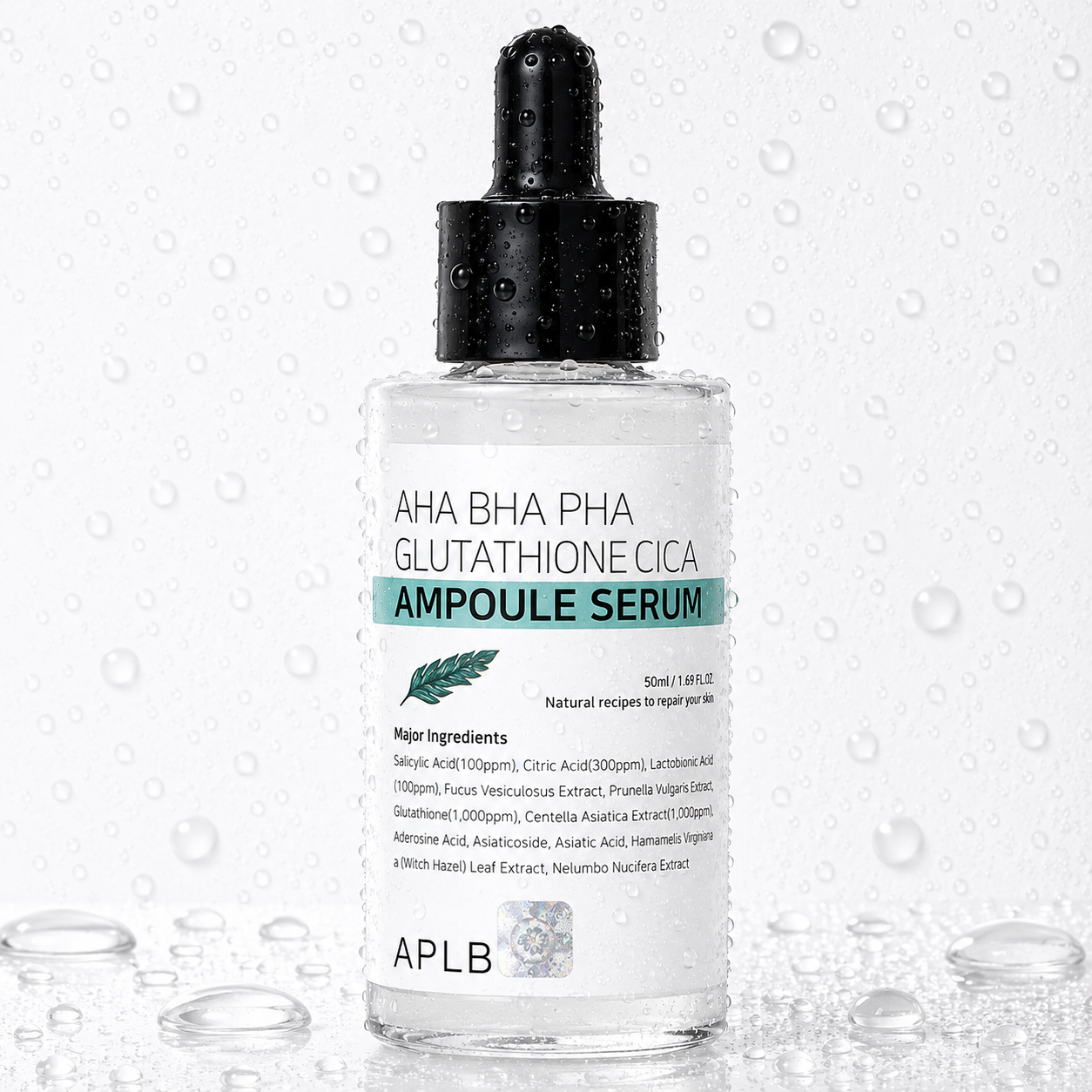 APLB - AHA BHA PHA Glutathione Cica Ampoule Serum 50ml