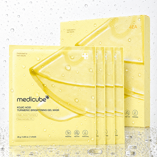 Medicube - Kojic Acid Turmeric Brightening Gel Mask 4EA