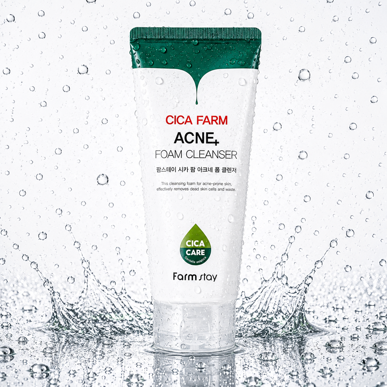 Farmstay - Cica Farm Acne Foam Cleanser 180ml