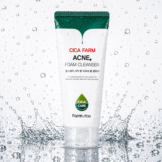 Farmstay - Cica Farm Acne Foam Cleanser 180ml