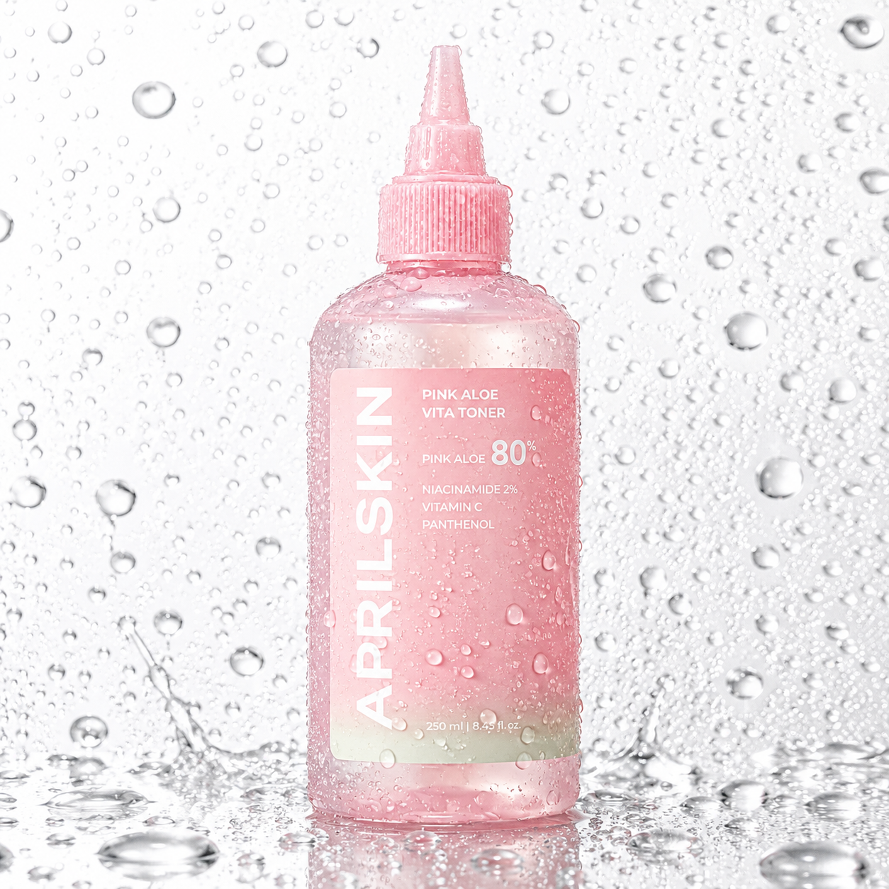 APRILSKIN - Pink Aloe Vitamin C Soothing & Brightening Toner 250ml
