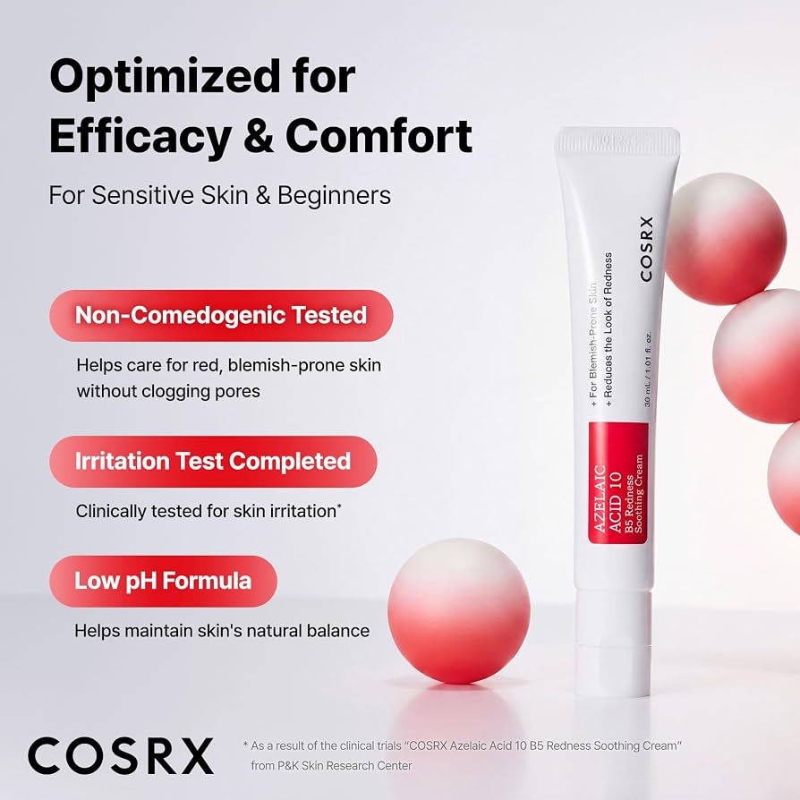COSRX - Azelaic Acid 10 B5 Redness Soothing Cream Gel 30ml