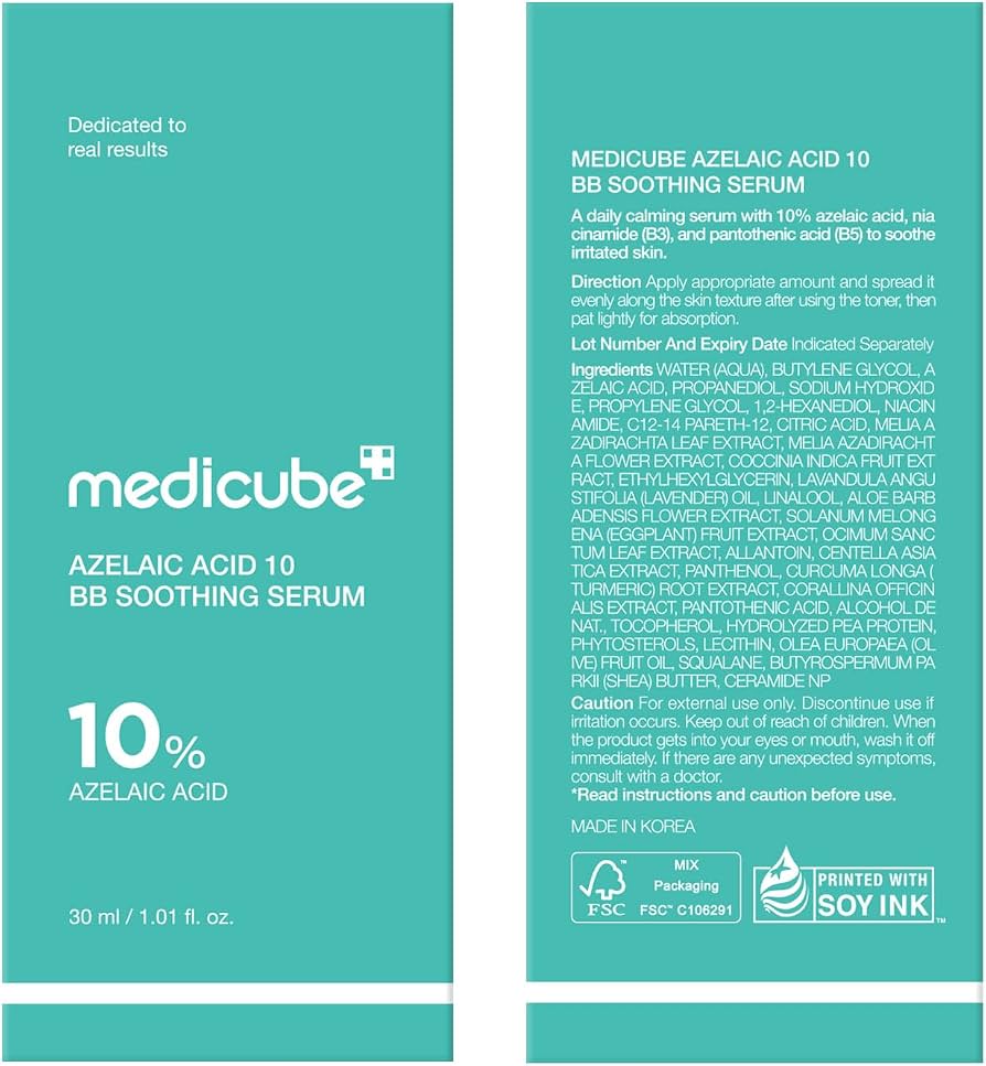 medicube - Azelaic Acid 10 Soothing Serum 30ml