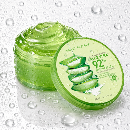 NATURE REPUBLIC - Soothing & Moisture Aloe Vera 92% Soothing Gel 300ml