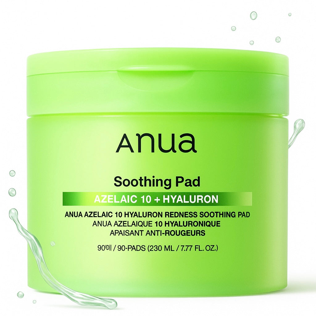Anua - Azelaic 10 Hyaluron Redness Soothing Pad 230ml 90ea