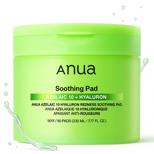 Anua - Azelaic 10 Hyaluron Redness Soothing Pad 230ml 90ea