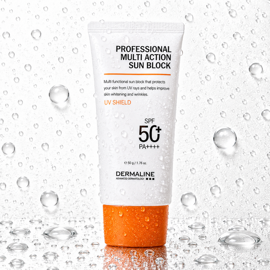 DERMALINE - Professional Multi Action Sunblock SPF50+ PA+++ 50ml