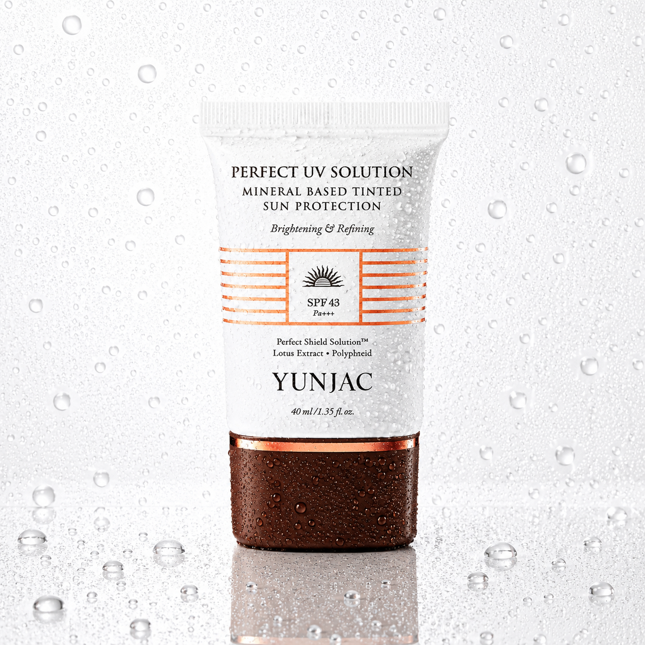 YUNJAC Perfect UV Solution Mineral Based Tinted Sun Protection SPF43 PA+++ 40ml