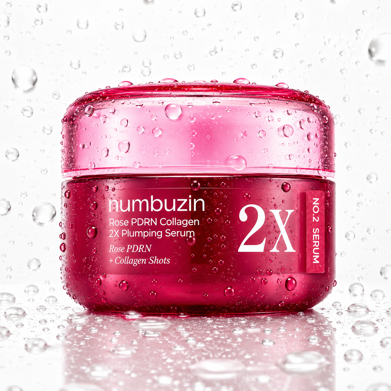 numbuzin - No.2 Rose PDRN Collagen 2X Plumping Serum 30ml