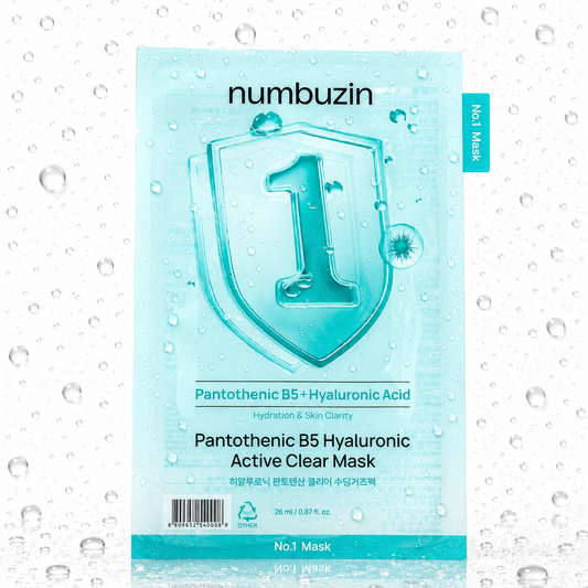 numbuzin - No.1 Pantothenic B5 Hyaluronic Active Clear Mask 26ml X 10ea