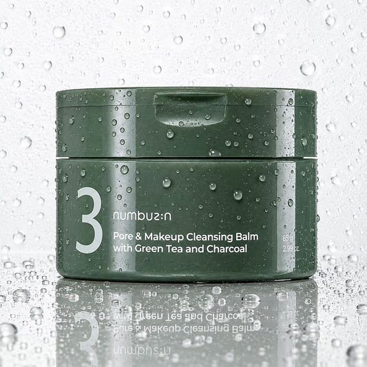 numbuzin - No.3 Pore & Makeup Cleansing Balm with Green Tea and Charcoal 85g
