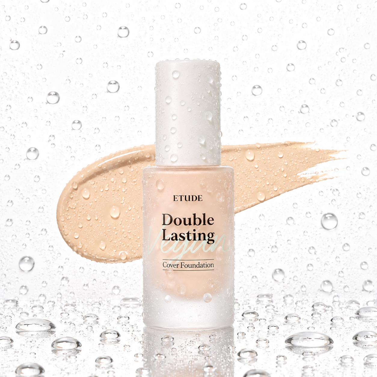 Etude House - Double Lasting Vegan Cover Foundation 30g - No.23N1 Sand