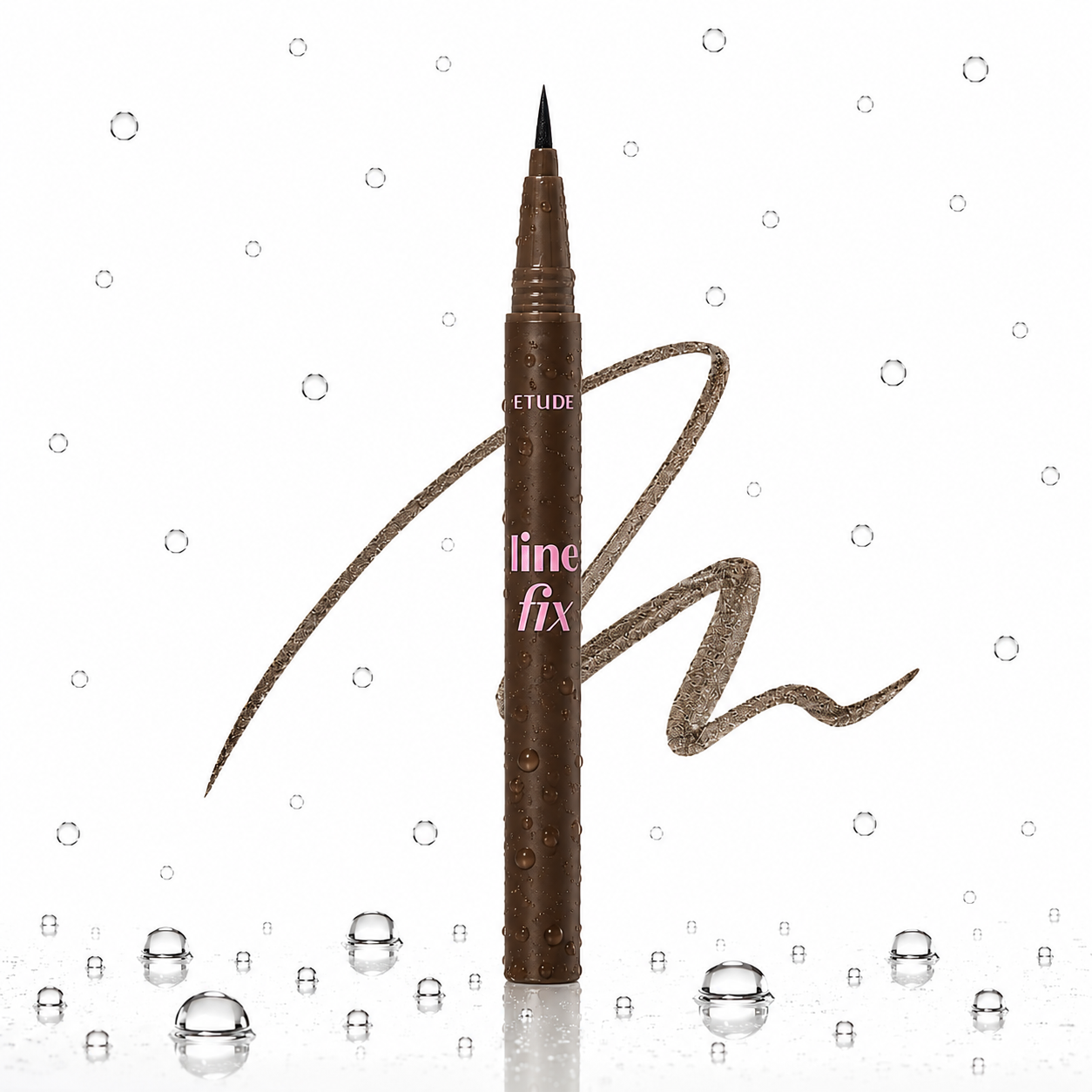 Etude House - Line Fix Brush Liner 0.5g - Brown