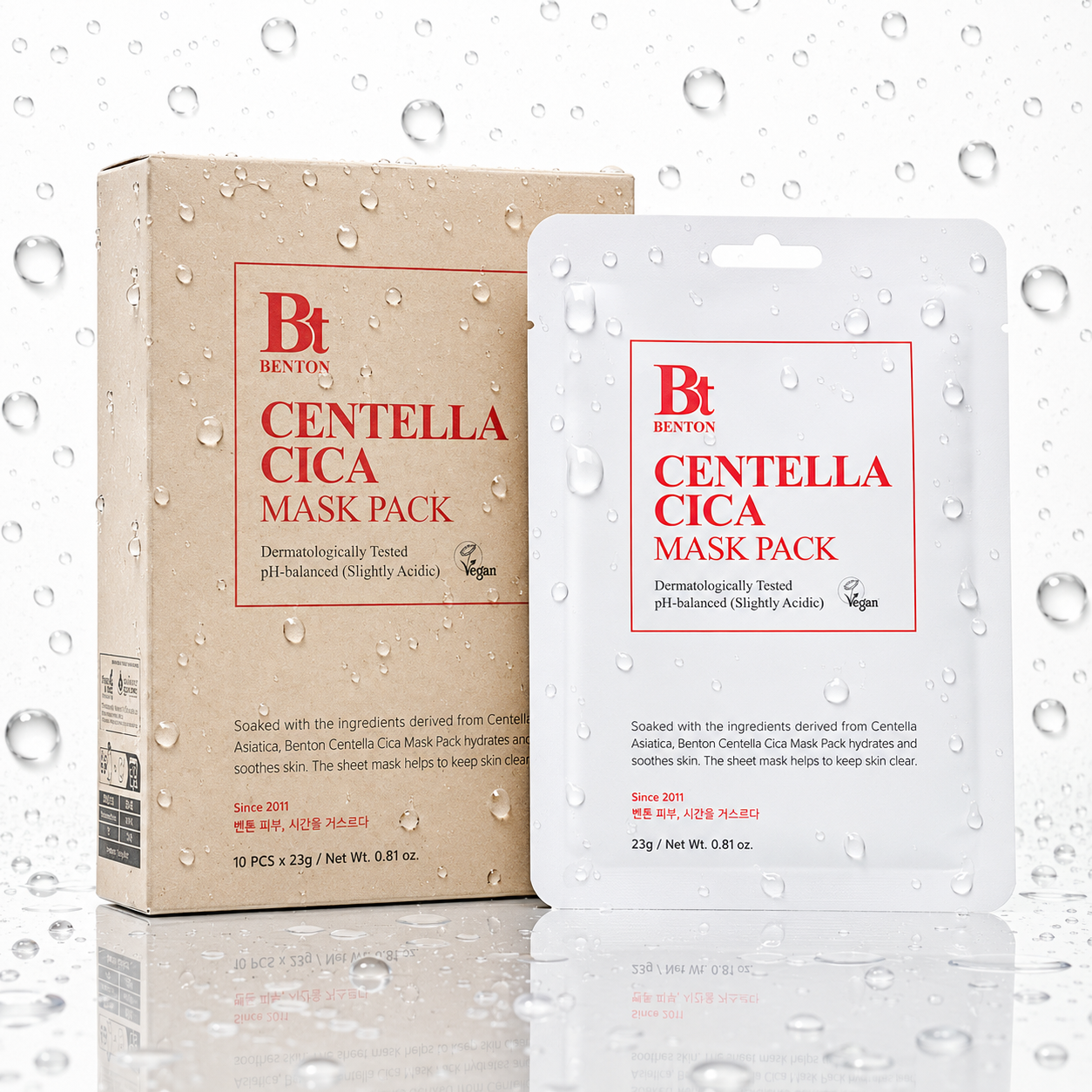 Benton - Centella Cica Mask Pack 23g x 10ea