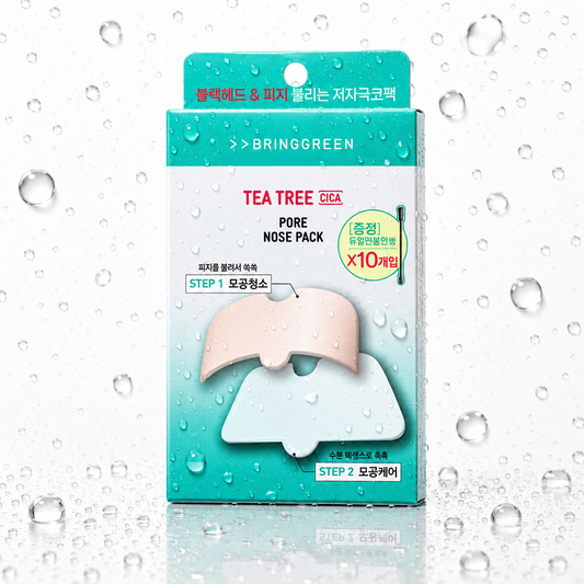 BRINGGREEN - Tea Tree Cica Pore Nose Pack 5pcs