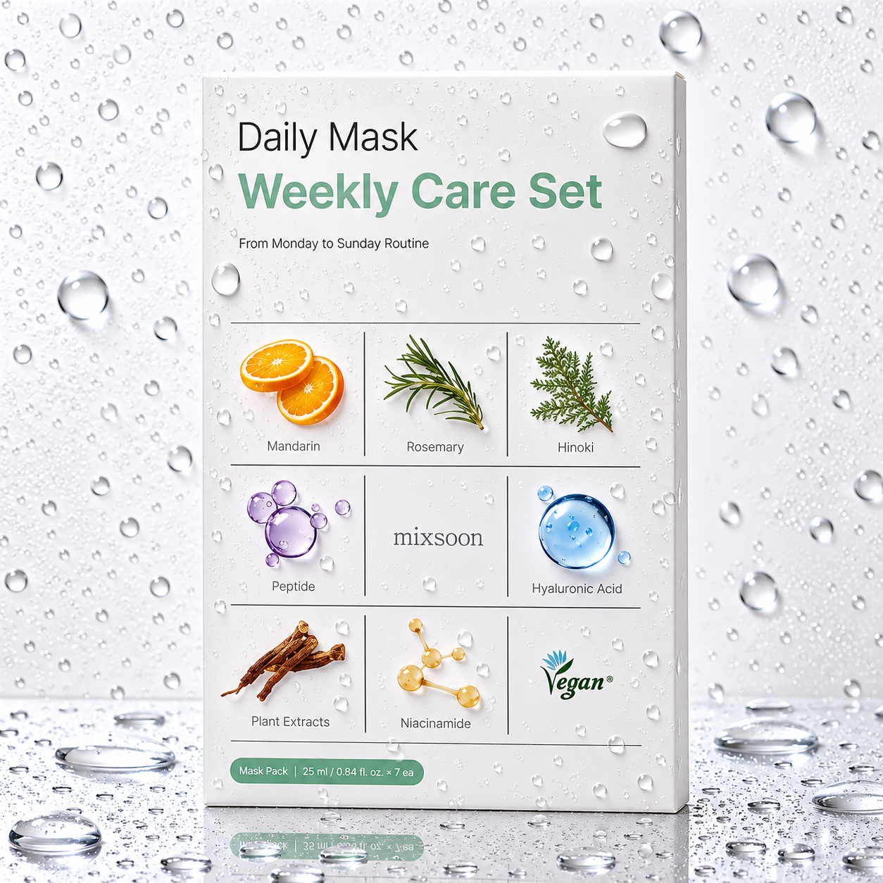 mixsoon - Daily Mask Weekly Care Set (20ml X 7ea)