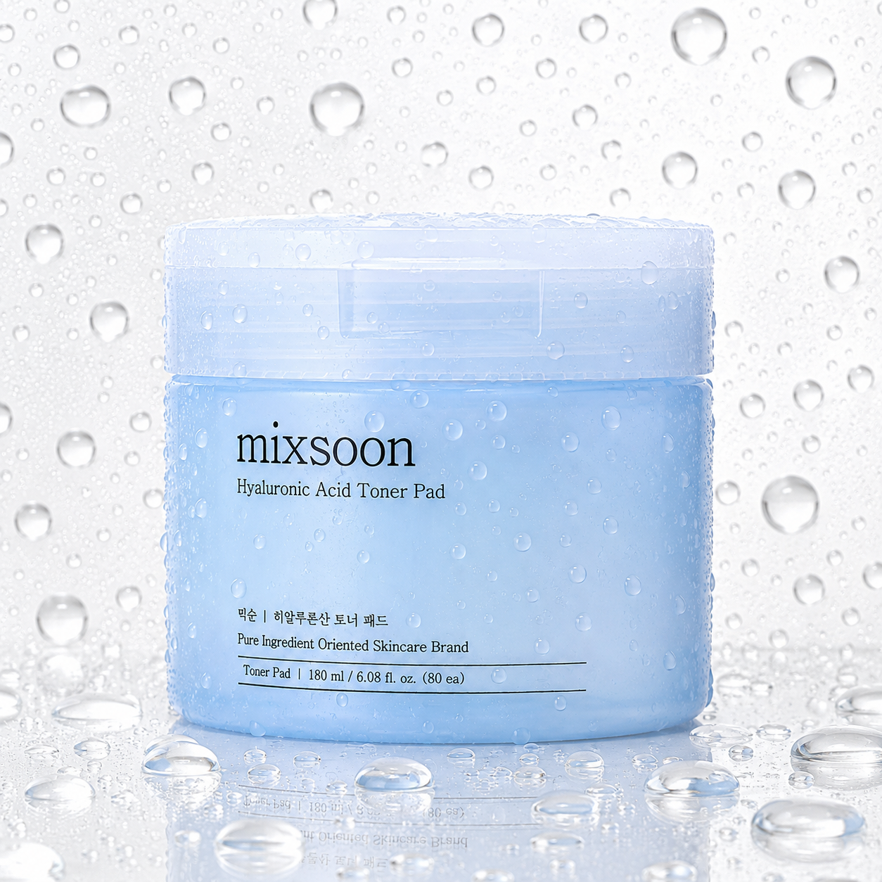mixsoon - Hyaluronic Acid Toner Pad 80ea/180ml