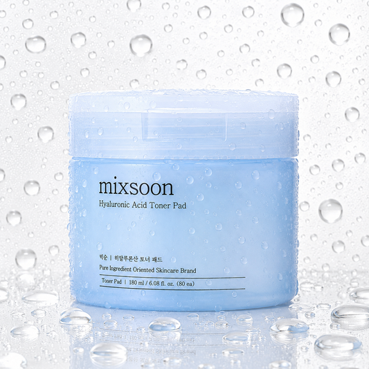 mixsoon - Hyaluronic Acid Toner Pad 80ea/180ml