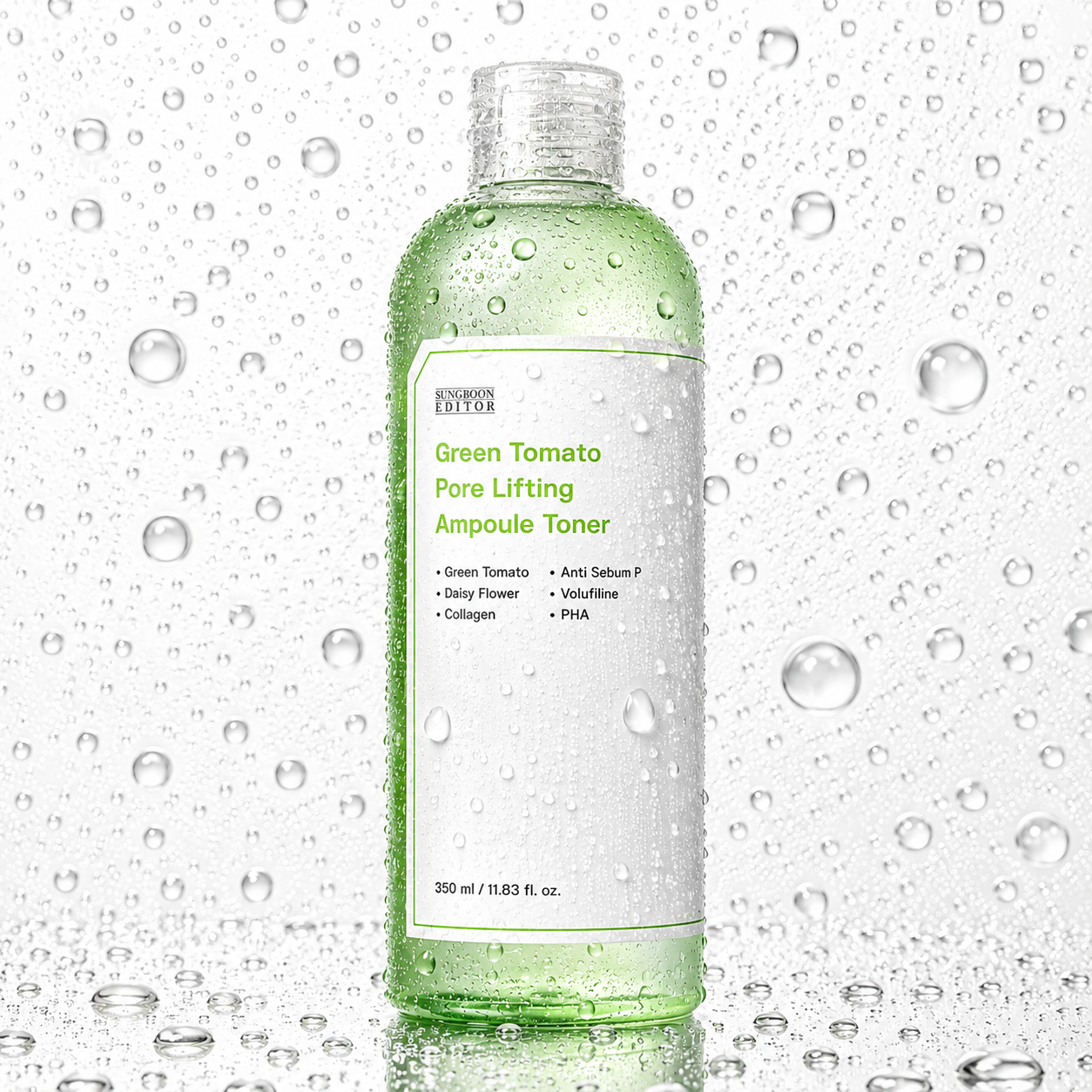 SUNGBOON EDITOR - Green Tomato Pore Lifting Ampoule Toner 350ml