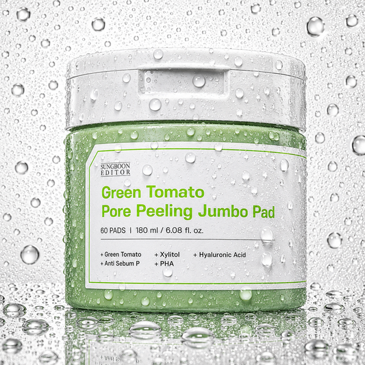 SUNGBOON EDITOR - Green Tomato Pore Peeling Jumbo Pad 180ml/60pads