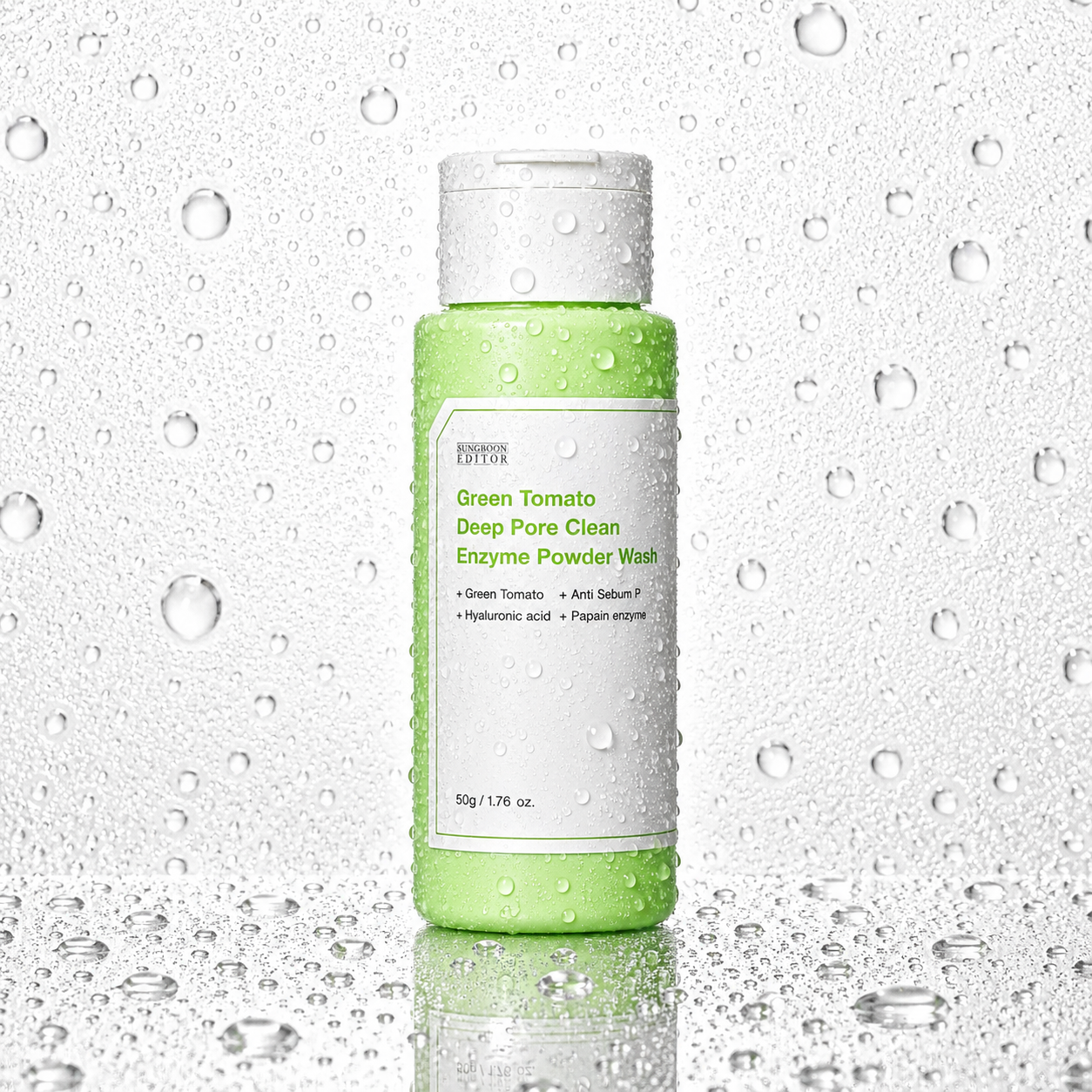 SUNGBOON EDITOR - Green Tomato Deep Pore Clean Enzyme Powder Wash 50g