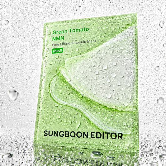 SUNGBOON EDITOR - Green Tomato NMN Pore Lifting Ampoule Mask 23g X 10ea