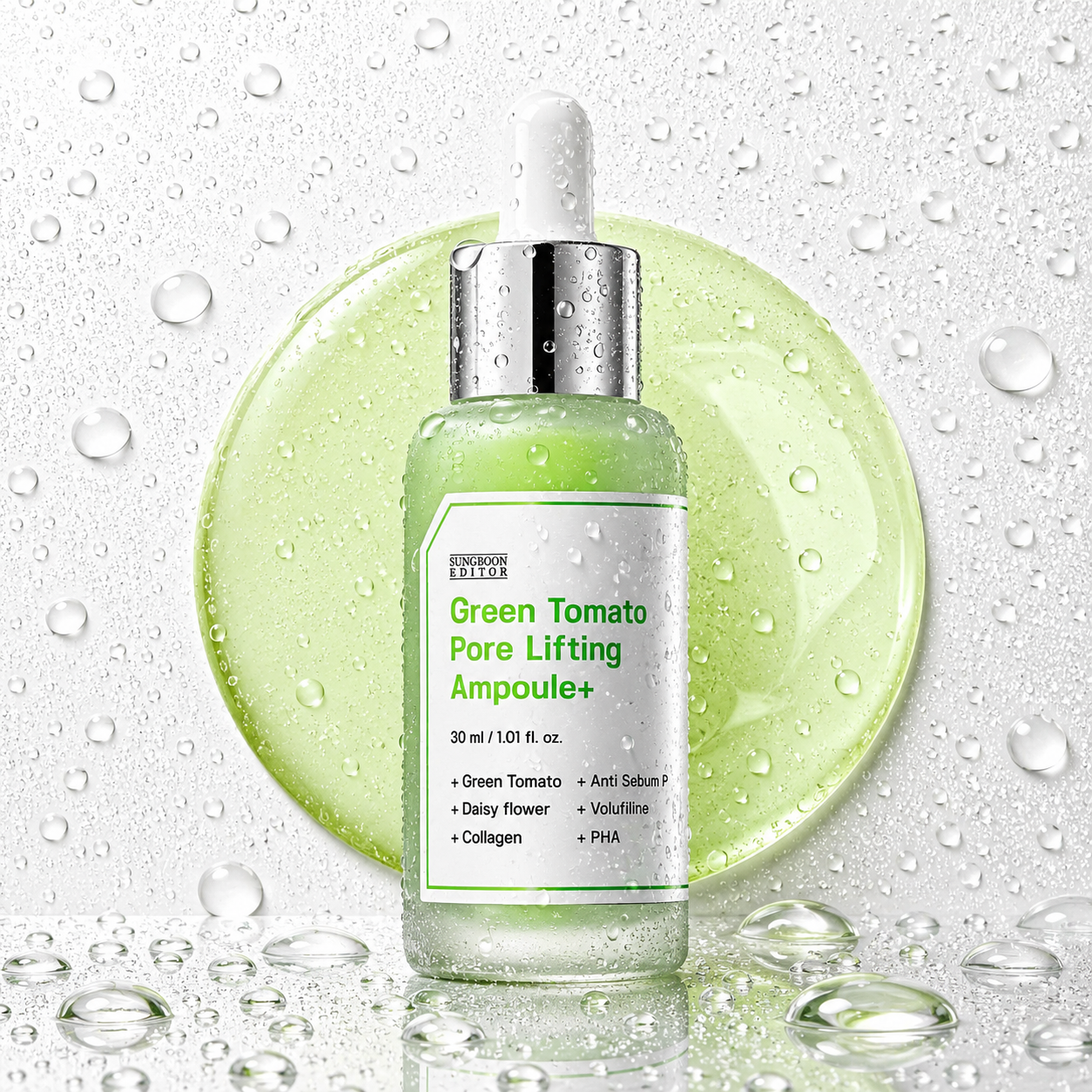 SUNGBOON EDITOR - Green Tomato Pore Lifting Ampoule+ 30ml