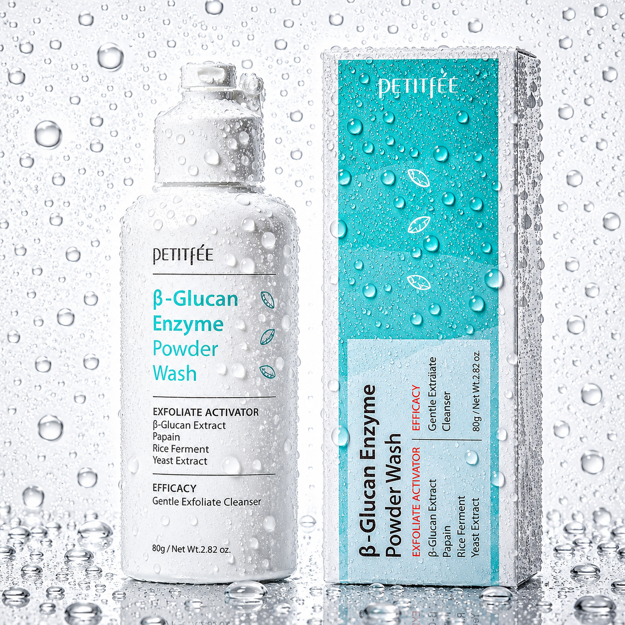 PETITFEE - Beta-Glucan Enzyme Powder Wash 80g