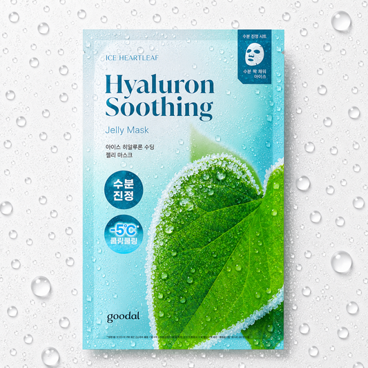 goodal - Heartleaf Hyaluron Soothing Jelly Mask Sheet 5ea