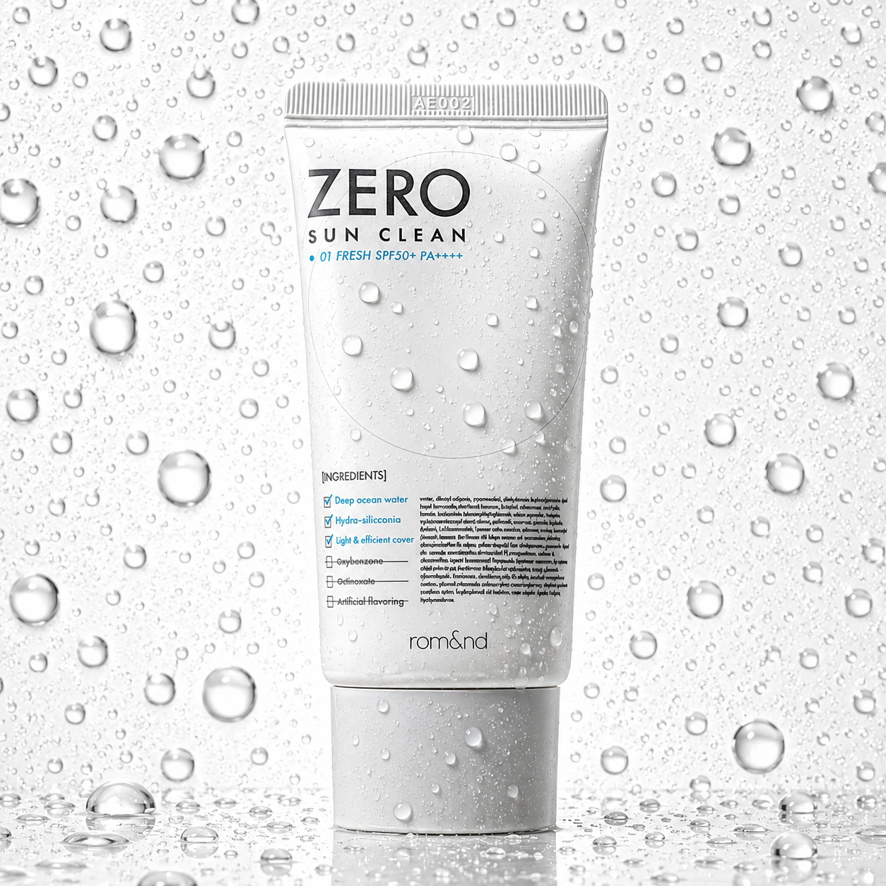 rom&nd - ZERO SUN CLEAN 50ml, SPF 50+, PA++++