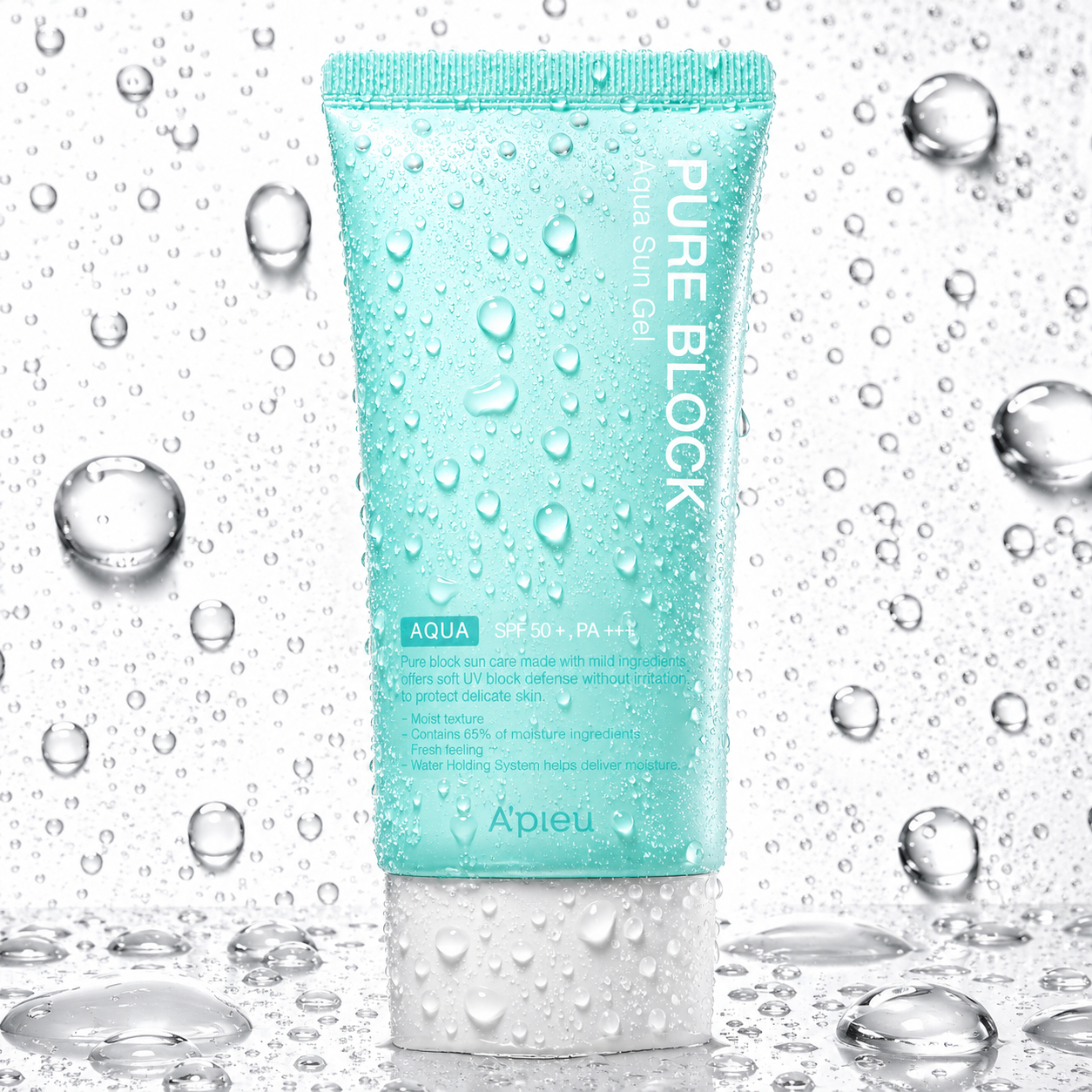 A'pieu - Pure Block Aqua Sun Gel SPF50+/PA+++ 50ml