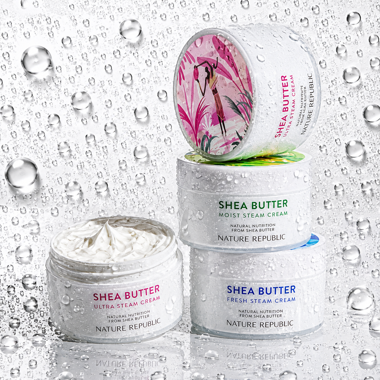 NATURE REPUBLIC - Shea Butter Steam Cream 100ml (3type)