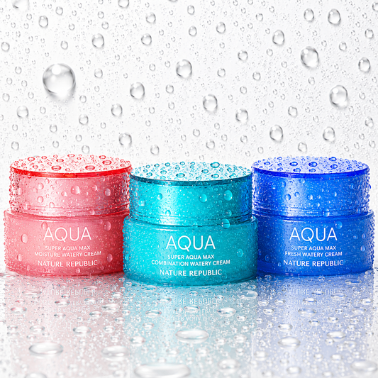 NATURE REPUBLIC - Super Aqua Max Watery Cream 80ml (3type)