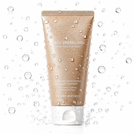 NATURE REPUBLIC - Jeju Sparkling Mud Foam Cleanser 150ml