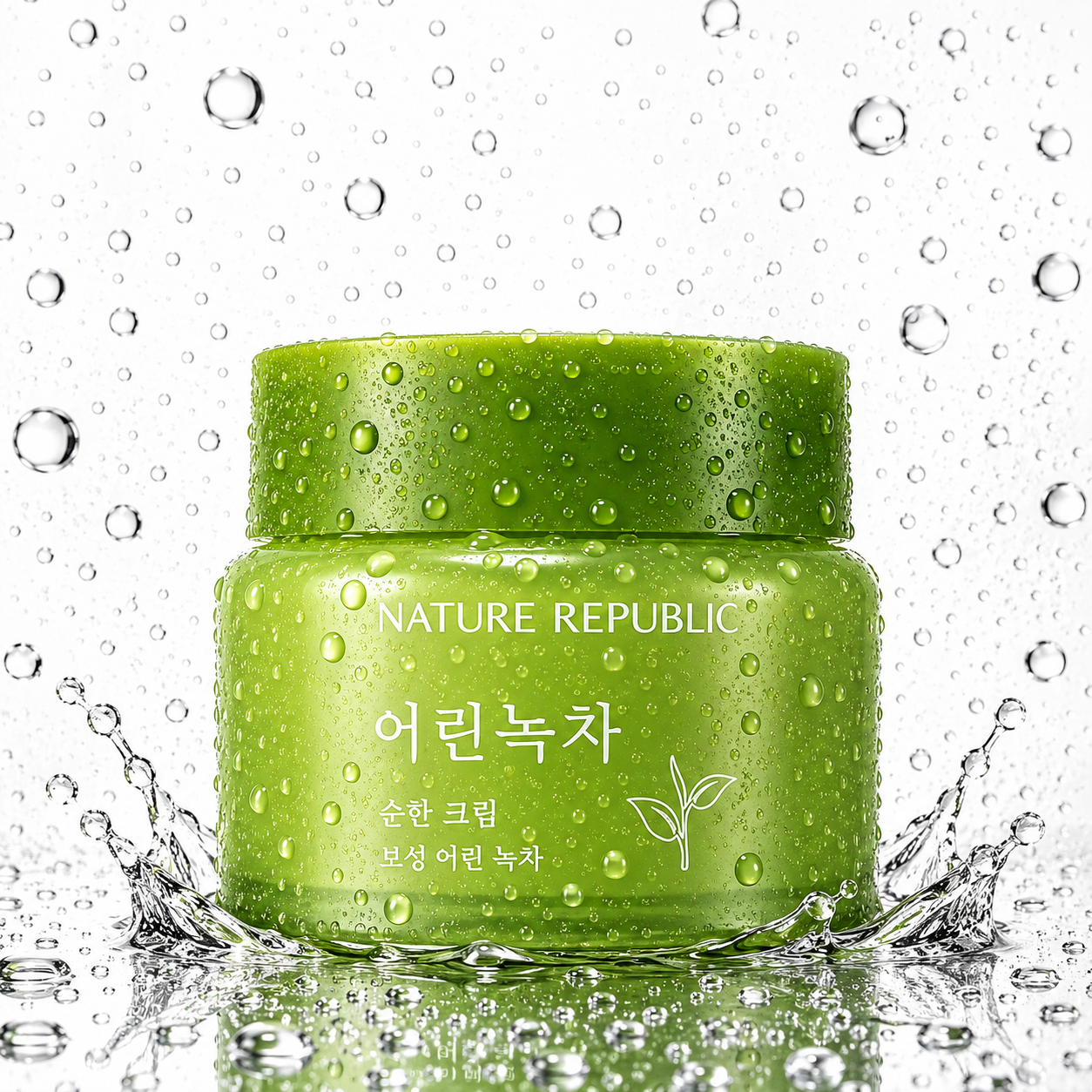 NATURE REPUBLIC - Mild Green Tea Cream 55ml