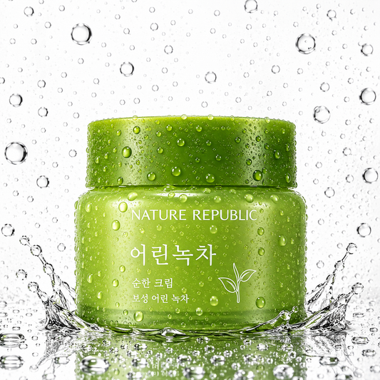 NATURE REPUBLIC - Mild Green Tea Cream 55ml