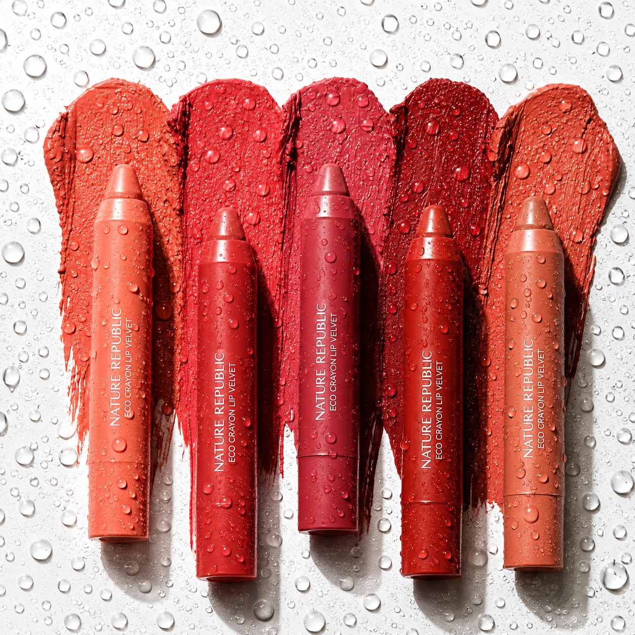 NATURE REPUBLIC - By Flower Eco Crayon Velvet 2.8g (4colors)