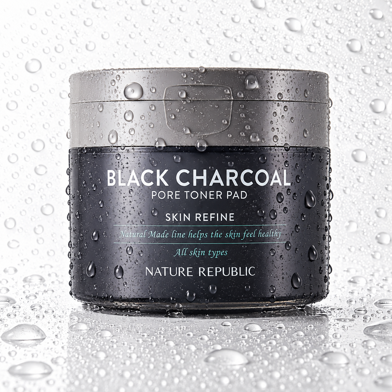 NATURE REPUBLIC - Black Charcoal Pore Toner Pad 100g/50ea