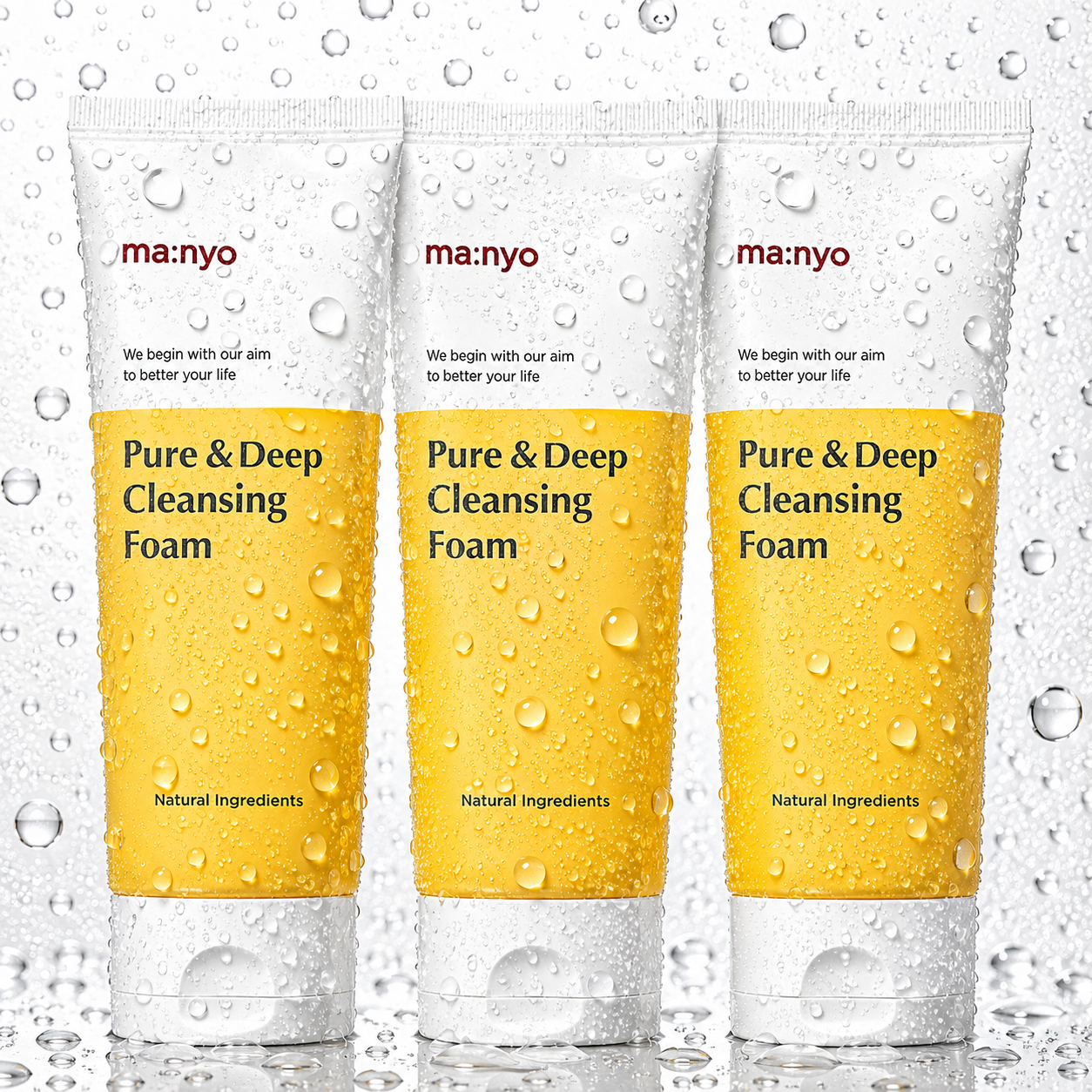 ma:nyo - Pure & Deep Cleansing Foam 100ml x 3ea
