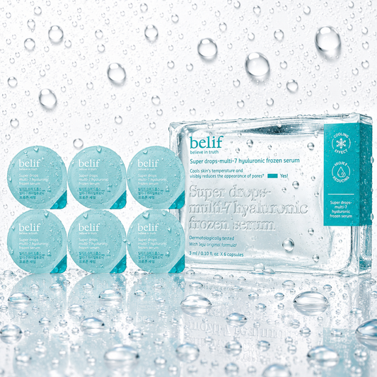 belif - Super Drops Multi-7 Hyaluronic Frozen Serum 3ml x 6ea