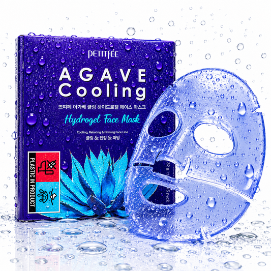 PETITFEE - Agave Cooling Hydrogel Face Mask 32g x 5ea
