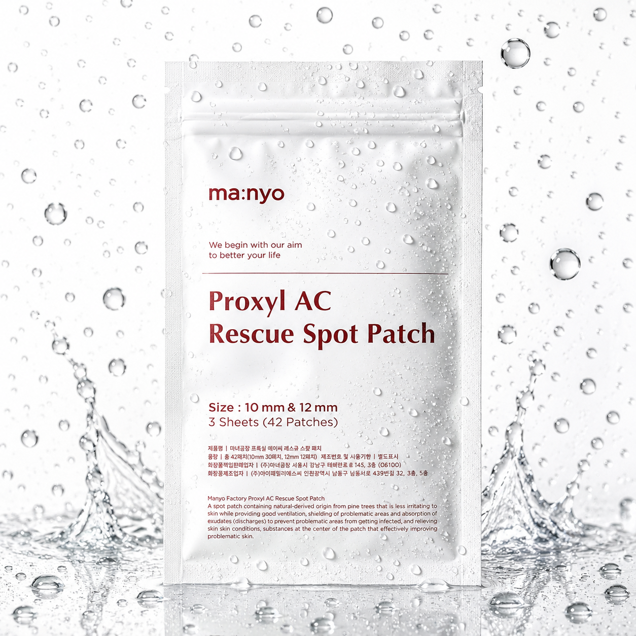 ma:nyo - Proxyl AC Rescue Spot Patch (10mm x 30ea + 12mm x 12ea)