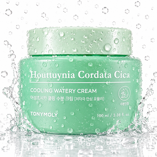 TONYMOLY - Houttuynia Cordata Cica Cooling Watery Cream 100ml (Renewal)